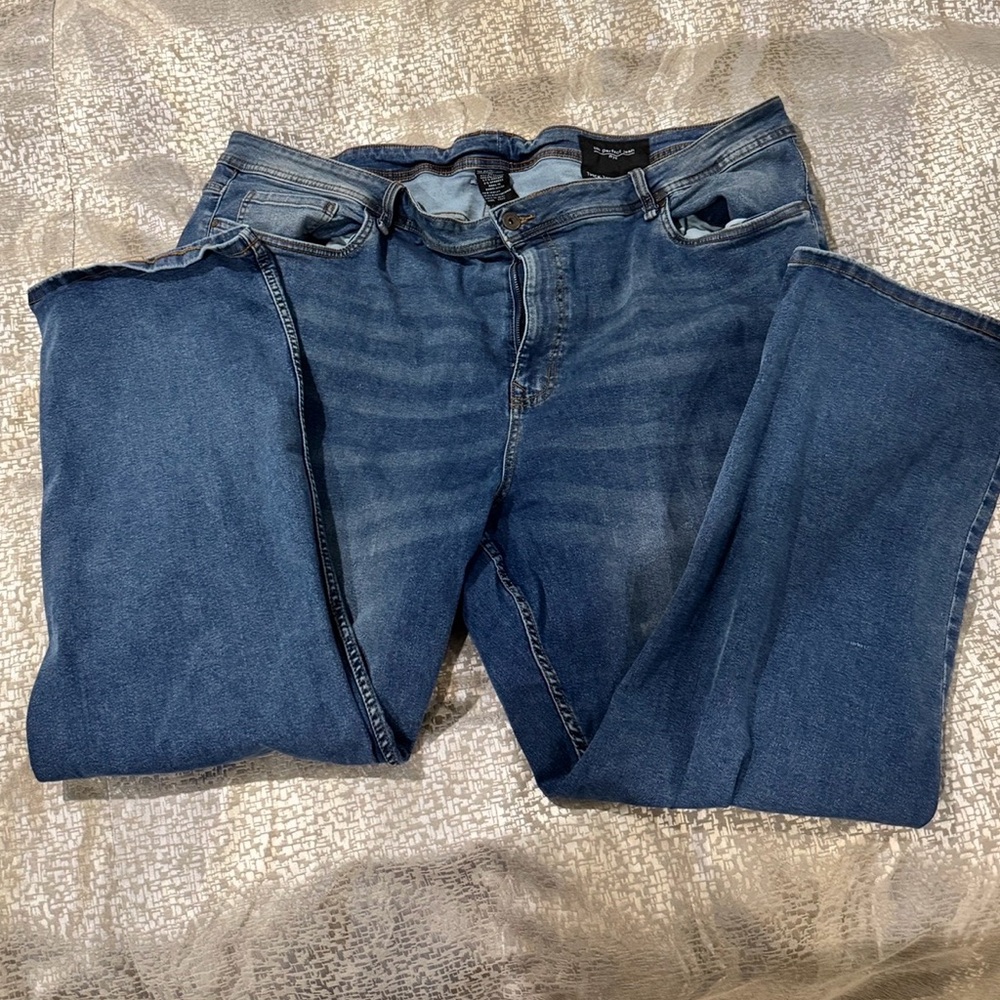 The Perfect Jeans NYC Big & Tall Blue Jeans size 46x30 thick thicc style